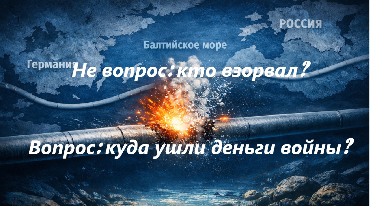 Газопровод «Северный поток» в Балтийском море после взрывов