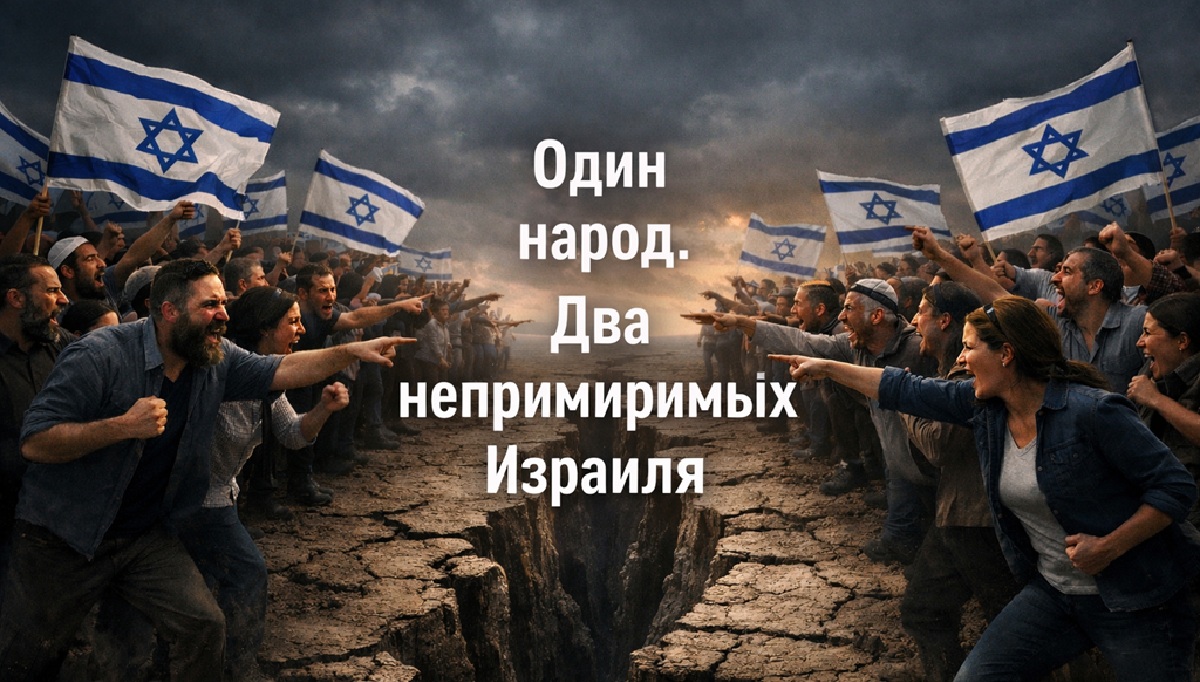 Политический раскол израильского общества на два непримиримых лагеря без общего центра