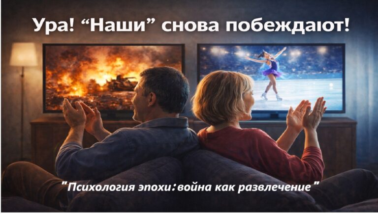 Семья смотрит разные трансляции: война в прямом эфире и развлекательное шоу