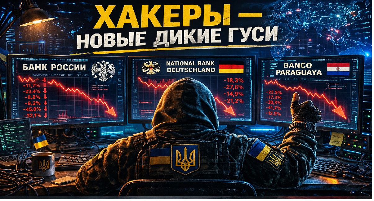 Хакер с украинской символикой атакует банковские системы разных стран, падение финансовых графиков
