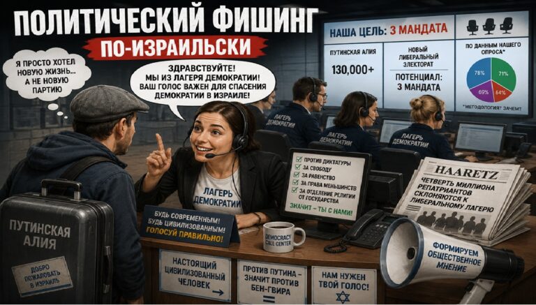 Политический фишинг в Израиле: как русскоязычных репатриантов превращают в электорат перед выборами